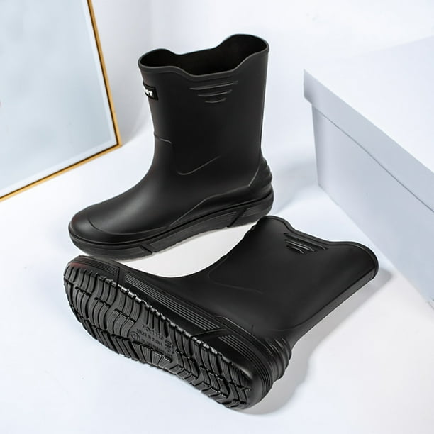 Rain Boots for Men, Non-Slip Waterproof Rubber Boots Outdoor  display picture 1