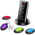 thumbnail image 1 of HLONK Wireless RF Item Locator Key Finder with Base Support and LED Flashlight  1 RF and 4 Receivers, 1 of 12