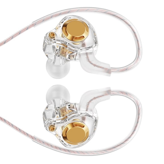 Bass Boosting Earphones 3.5mm Wire Earbuds With Silione Ear Tip For Audiophiles Comfortable In Ear Design Headsets