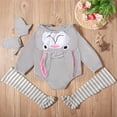 thumbnail image 4 of Disfraces navideños para bebés, conjuntos de ropa para niñas y niños pequeños, mono con capucha y calcetines largos, ropa navideña de 18 a 24 meses, 4 of 4