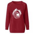thumbnail image 4 of Lilgiuy Sweatshirt for Fashion Women Print Round-Neck Pullover Tops Long Sleeve Comfortable Blouse Sweatshirt for Christmas Halloween, 4 of 4