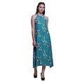 thumbnail image 1 of Bimba Oiseau Causal Long Dos Nu Licol Robe Femmes Imprimé BeachDress-Medium, 1 of 6