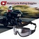 thumbnail image 2 of Gafas de montar en motocicleta Unique Bargains 1 Pc PC PU gafas de sol deportivas al aire libre para motocross, bicicleta de tierra, ATV con lente tono plateado y marco negro, 2 of 6