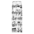 thumbnail image 4 of Sheet Music on Light Grey Women's Pajamas Pajama Pants Women's Sleepwear Lounge Sleep Bottoms Stretch with Pockets, 4 of 7