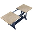thumbnail image 4 of Steve Silver Darcy Deep Blue Extendable Counter Height Dining Table, 4 of 10