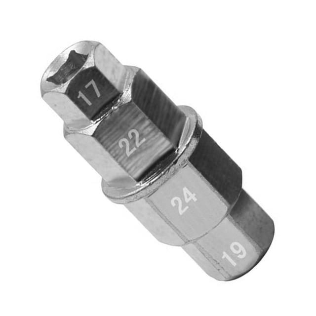 Herramienta de husillo de eje de rueda delantera de motocicleta, llave hexagonal, llave hexagonal automática