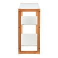 thumbnail image 6 of Riverbay Furniture Transitional Wood Low Bookcase in White and Natural, 6 of 8