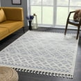 thumbnail image 5 of Hauteloom Magnolia Living Room, Bedroom Area Rug - Contemporary, Transitional - Light Blue, Navy, Medium Gray - 9'2" x 12', 5 of 6