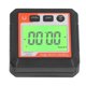 thumbnail image 4 of Caja de nivel digital, transportador magnético portátil de alta precisión, inclinómetro, medidor de ángulos para carpintería, obra de construcción, color naranja y blanco., 4 of 14