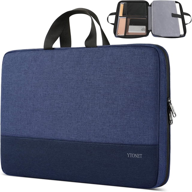 Funda para portátil Ytonet de 17,3 pulgadas, resistente al agua, color azul oscuro