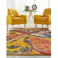 thumbnail image 3 of Rugs.com Haerfest Collection Rug – 9' x 12' Yellow Low Rug Perfect For Living Rooms, Large Dining Rooms, Open Floorplans, 3 of 6