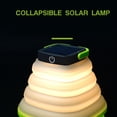 thumbnail image 4 of Eigraketly Lámpara de campamento plegable con luz Solar, para el hogar, multiusos, duradera, fácil de almacenar, decoración de farol, carpas lado verde, 4 of 6
