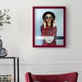 thumbnail image 7 of Bold Burgundy Solid Wood Picture Frame, 11 x 14, 7 of 7