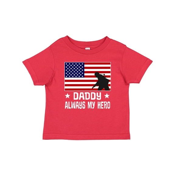 Inktastic Military Soldier Daddy Always my Hero Boys or Girls Baby T-Shirt