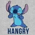 thumbnail image 2 of Women's Lilo & Stitch Hangry Graphic Tee Athletic Heather Medium, 2 of 4