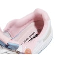 thumbnail image 3 of LUCKY STEP Stylish Comfort Low Top Sneakers Casual Lace Up Walking Shoes,White/Grey/Pink,Womens, 3 of 5