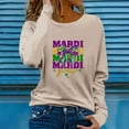 thumbnail image 1 of Xuyuer Carnival Womens Long Sleeve Shirts Fall Outfits 2025 Tops Fashion Clothing Crewneck Tee Blouses, 1 of 5