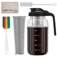 thumbnail image 1 of Cafetera Cold Brew Heyglee de 1,9 L con filtro de acero inoxidable, 1 of 7