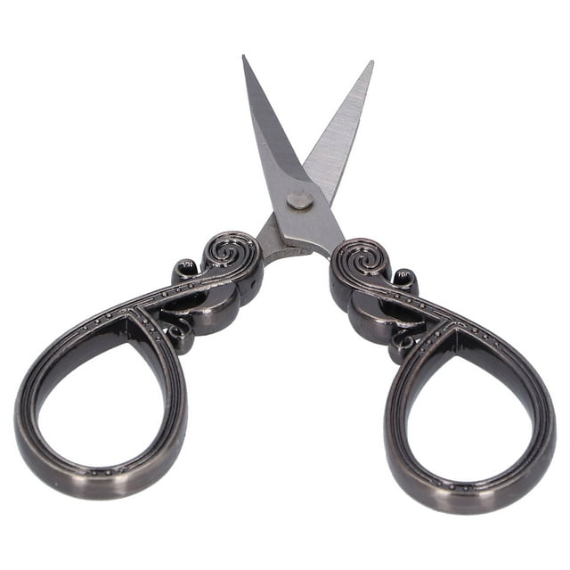 Embroidery Scissors, Retro DIY Sewing Scissors With Stainless Steel Craft, Household Portable