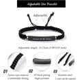 thumbnail image 2 of Cremation Bracelet for Ashes Adjustable Cremation Urn Bracelet Bangle for Ashes Stainless Steel Memorial Ashes Keepsake Jewelry for Men Women, 2 of 9