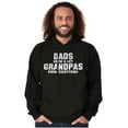 thumbnail image 4 of Grandpa Knows Everything Grandfather Men's Big & Tall Graphic Hoodie Brisco Brands 5X, 4 of 5