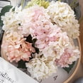 thumbnail image 1 of Travelwnat 5Packs Hydrangea Silk Flowers Heads Full Hydrangea Flowers Artificial with Stems for Wedding Home Party Shop Baby Shower Decor, 1 of 7