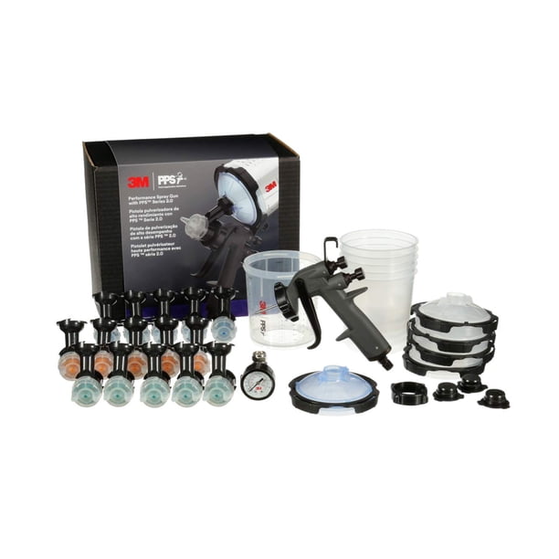 Pistola pulverizadora 3M Performance 26778 con kit de sistema de copa PPS 2.0