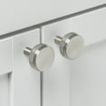 thumbnail image 3 of GlideRite 1-1/2 in. Solid Round Cabinet Knob, Satin Nickel, 3 of 4