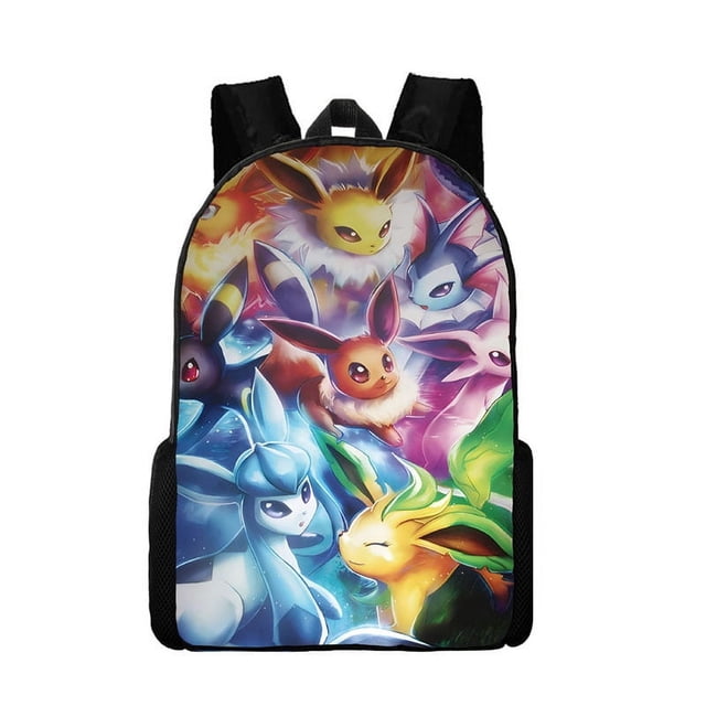 Pet Elf Pokemon Backpack, Student Cartoon Backpack-Vinsniv