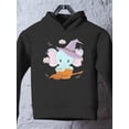 thumbnail image 3 of Cute Baby Elephant W Broom Hoodie Toddler -Image by Shutterstock,  5 Toddler, 3 of 4