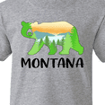 thumbnail image 4 of Inktastic Montana Lake and Trees in Bear Silhouette Youth T-Shirt, 4 of 5