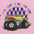 thumbnail image 6 of Wild Bobby Its Okay to Be Different | Truck Autism Awareness Unisex Crewneck Sweatshirt, 6 of 6