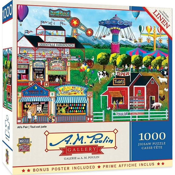 MasterPieces 1000 Piece Jigsaw Puzzle - All's Fair - 19.25"x26.75"