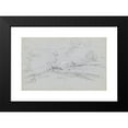 thumbnail image 2 of David Johnson 24x16 Black Modern Framed Museum Art Print Titled - Study for ‘White Mountains from North Conway, New Hampshire’ (Recto) (1851), 2 of 5