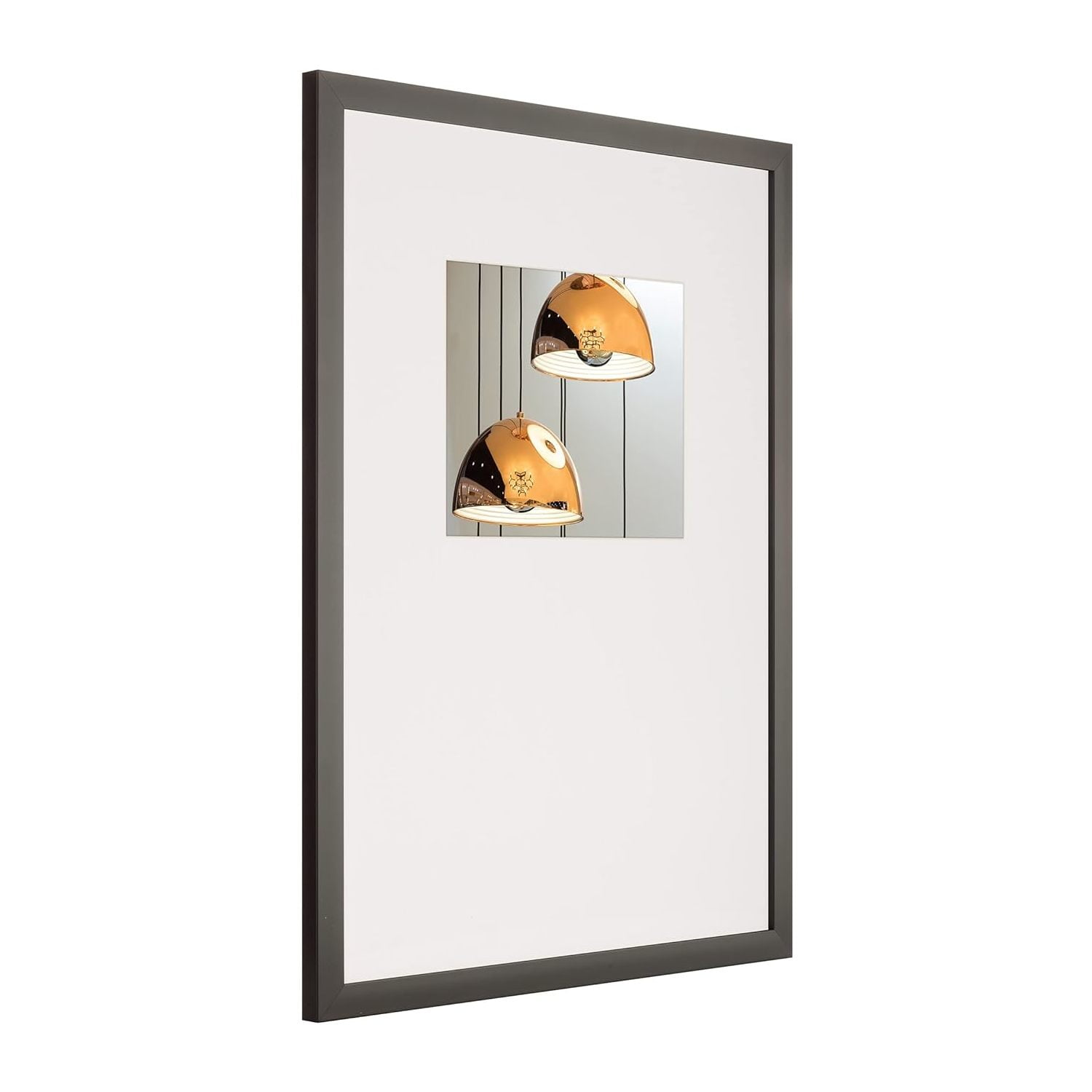 Instapoints 3 Piece Gallery Wall Picture Frame Set 18" x 24" Matted to 8" x 10" - Black