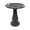 Gray, variant on BIRDS and beyond 24" Azure Blue Fiber Clay Birdbath