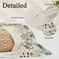 thumbnail image 3 of Sage Green Body Pillow Covers 20"x60", Eucalyptus Leaves Soft Brushed Microfiber Breathable Throw Pillow Covers, Pillowcase with Zipper for Couch Sofa Bedroom Living Room, 3 of 9