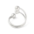 304 Stainless Steel Round Open Cuff Rings for Women Stainless Steel ...