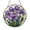 Stained Glass 7.87 Inch, variant on Stained Glass Iris Flower Suncatcher – Purple Bloom Art Nouveau Style, Beautiful Botanical Gift for Her