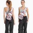 thumbnail image 3 of Sac à Dos Bandoulière Imprimé Coccinelle, Sac de Jour Léger avec Motif de Dessin Animé Coccinelle à Pois Rouges Mignons, Design Insecte Nature Jardin, Sac de Voyage Anti-Vol pour Trajets Quotidiens, Extérieur, Gym, 3 of 6