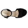 thumbnail image 5 of Ros Hommerson Lydia Women Adjustable Buckle Strap Sandal In Black Suede, 5 of 7