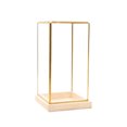 thumbnail image 2 of Hweilai Glass Display Case Decorative Cuboid Antique Artwork Showcase S, 2 of 7