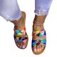 thumbnail image 2 of Pantuflas de verano, combinación de colores con nudo de lazo, ropa de playa de moda para mujer Wmkox8yii hj789, 2 of 2