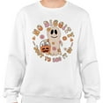 thumbnail image 2 of Bag it up Halloween Sweatshirt Unisex Large White, 2 of 5