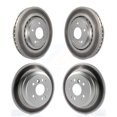 thumbnail image 1 of Genius Front Rear Coated Disc Brake Rotors Kit for Car Honda Pilot Ridgeline Passport KG-101171, 1 of 9