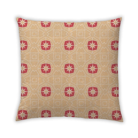 Ahgly Company Outdoor Square Contemporary Throw Pillow, 18 inch by 18 inch