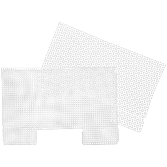 HOMEMAXS 5pcs Plastic Mesh Sheet Embroidery Plastic Canvas Sheet Bag Making Materials