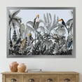 thumbnail image 3 of Designart 'Birds and Peonies With Chinoiserie VIII' Farmhouse Framed Art Print, 3 of 4