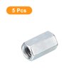 thumbnail image 3 of Unique Bargains M8x12x20mm Coupling Nuts, Galvanized Carbon Steel, (New) 5 Pack, 3 of 4