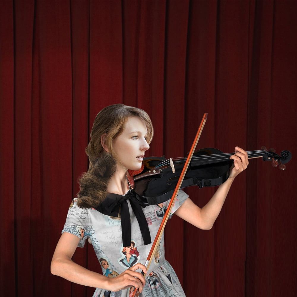 Lowestbest 4/4 Violin Set, Spruce Panel Violin for Kids Beginners Students with Rosin and Shoulder Rest, Matte Black Lowestbest 4/4 Violin Set, Spruce Panel Violin for Kids Beginners Students with Rosin and Shoulder Rest, Matte Black